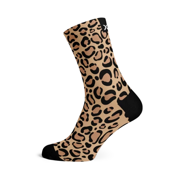 Gold Leopard Socks - Sox