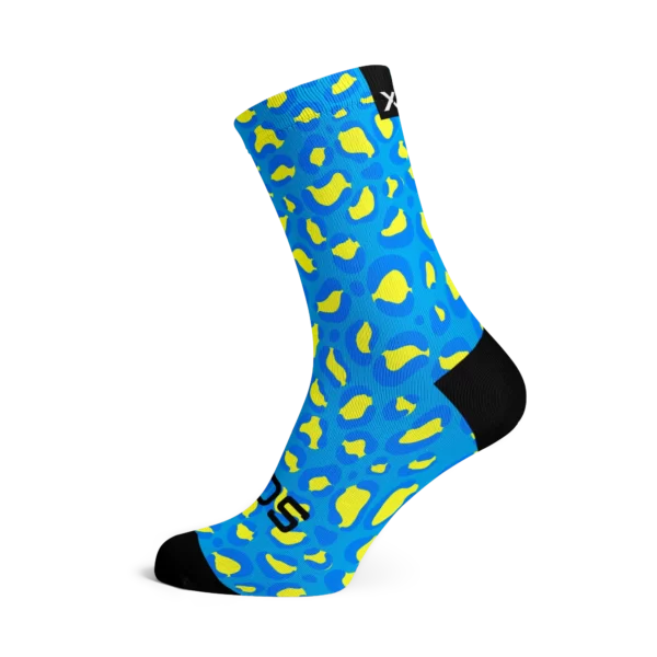 Blue Leopard Socks - Sox